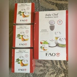 FOOD VACUUM SAVER SET FAO SCHWARZ